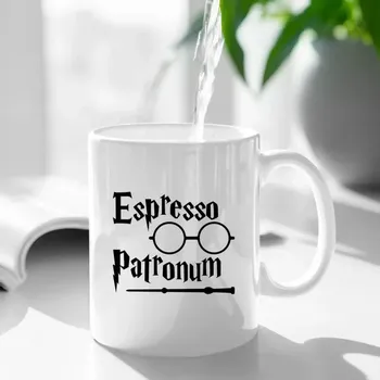 Žertovný předmět Espresso Patronum - hrnek s potiskem