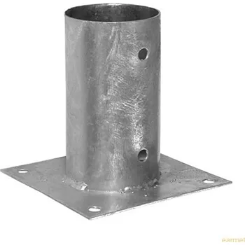 Tesařské kování BKshop PSPO 100 (101*150*2) Patka sloupku 100 kruhová