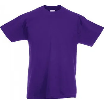 Chlapecké tílko Lehké dětské tričko Fruit of the Loom Original Barva: Fialová, Velikost: 116 F110K