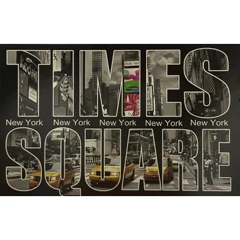 Pohlednice Times Square v nápise
