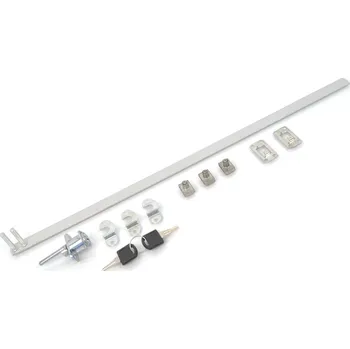 Nábytkové kování Nábytkový zámek centrální Z04, 500 mm, chrom