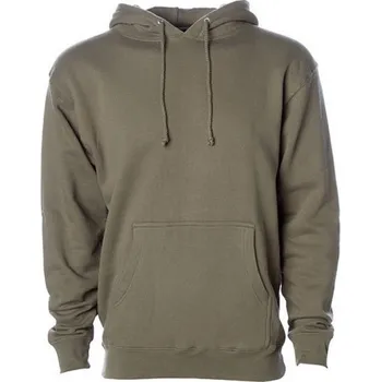 Pánská mikina Pánská těžká klokanka Independent s flísovou podšívkou 330 g/m Barva: zelená vojenská, Velikost: S NP380