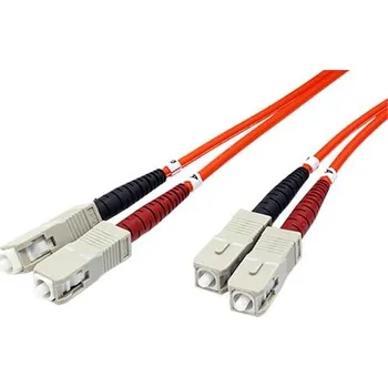 Síťový kabel EFB Optický patchkabel SC-SC 50/125 (multi mode), duplex, OM2, LSOH, 25m (O6413.25) - 21.42.9925