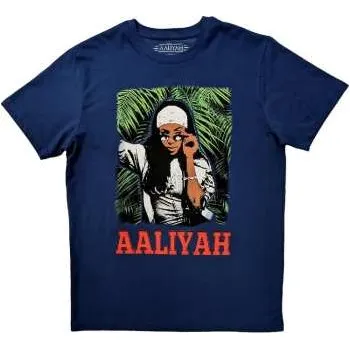 Pánské oblečení Merch Aaliyah: Aaliyah Unisex T-shirt: Foliage (large) L