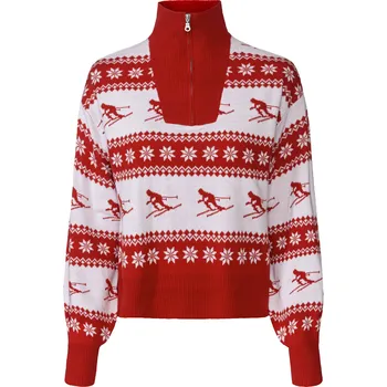 Dámský svetr esmara® Dámský pletený svetr (M(40/42), červená)