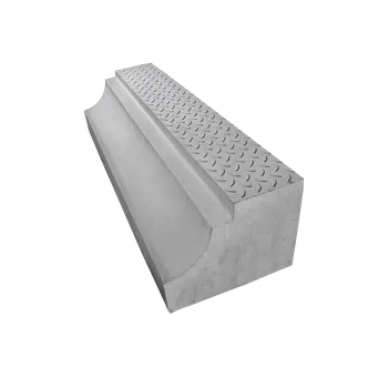 Venkovní dlažba DITON Zastávkový obrubník BUS Velikost: 100 × 40 × 37-31, Varianta: Zastávkový obrubník Bus náběhový pravý 370 - 310 přírodní, Povrch: natur