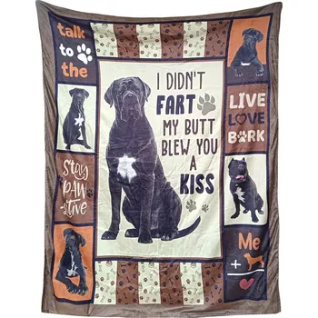 deka Excellent Mikroplyšová hřejivá deka 130x150 cm - Neapolský mastin