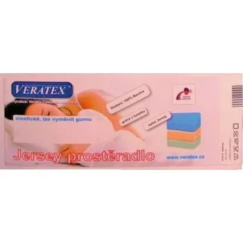 Prostěradlo Jersey prostěradlo 90x200/15 cm (č.22-stř.modrá)