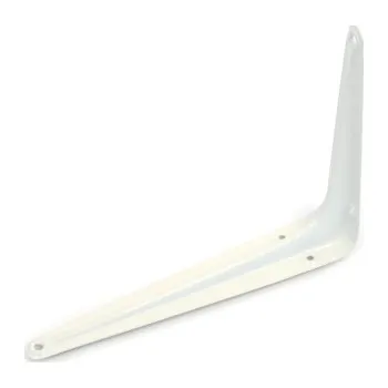 Tesařské kování Konzola K06, 125 x 150 mm, bílá