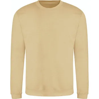 Pánská mikina Měkká bavlněná mikina přes hlavu Just Hoods Barva: béžová písková, Velikost: XS JH030