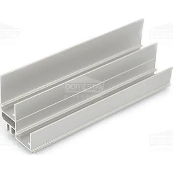 Nábytkové kování Spodní vodící dvojkolejnice, G01, 3m