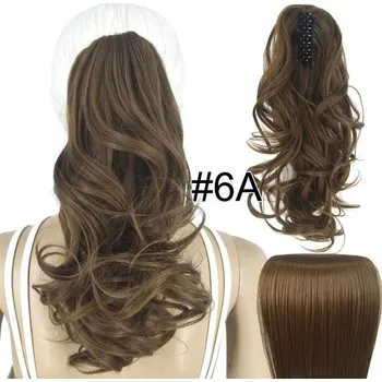 Stylingový přípravek Syntetické vlnité vlasy s klipem - 6A