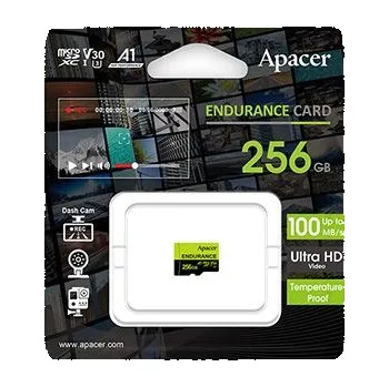 Paměťová karta Apacer Endurance 256GB paměťová karta micro SDXC, AP256GEDM1D05-R, UHS-I U3 (Class 10), (AP256GEDM1D05-R)