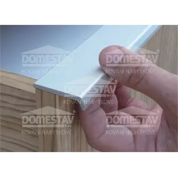 Stavební profil Úchytkový narážecí profil UKS-10, 3,1 m, hliník