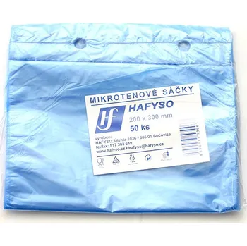 Hafyso Svačinové sáčky 20x30 cm/12my, 50ks/bal - modré