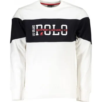 Pánská mikina U.S. Grand Polo USF-663 pánská mikina bílá