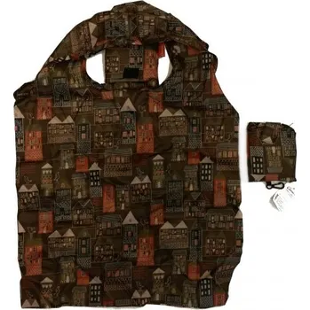 Gam Taška skládací polyester - domečky