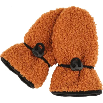 Rukavice hnědé teddy rukavičky