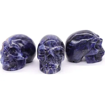 Lebka z kamene - Modrý Sodalit (Cena je uvedena za kus.)