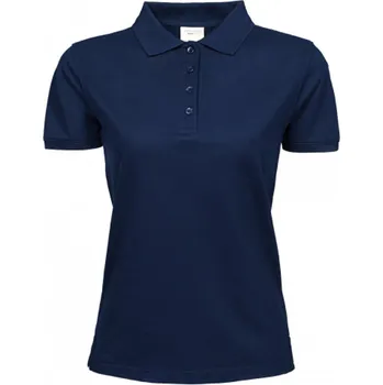 Pevná dámská polokošile Heavy Tee Jays Barva: modrá námořní, Velikost: XL TJ1401