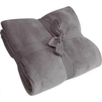 deka Printwear Teplá flísová mikroplyšová deka 180 x 130 cm, 300 g/m Barva: Šedá, Velikost: 180 x 130 cm NT1511