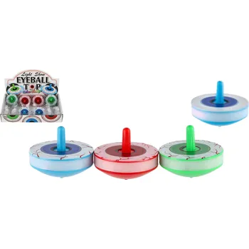 Jojo Teddies Káča točící svítící oko plast 6cm na baterie se světlem 3 barvy