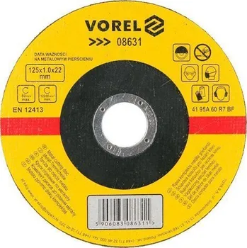 Řezný kotouč Vorel Kotouč na kov 125 x 22 x 1,0 mm TO-08631