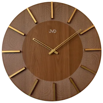 Hodiny JVD Obrovské dřevěné velké designové hodiny JVD HC502.2 ( )