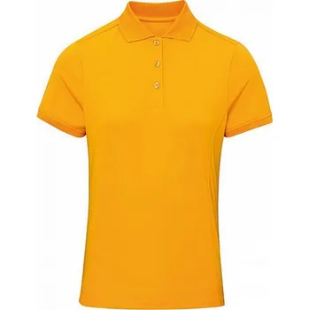 Dámské tričko Premier Workwear Prodloužená dámská polokošile Coolchecker Piqué Barva: Slunečnicová, Velikost: XXL PW616