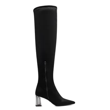 Dámské kozačky TAMARIS Dámské černé kozačky na podpatku 1-25504-41-001-365 Velikost 38