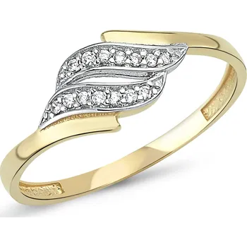 Prsten Lillian Vassago Zlatý prsten se zirkony LLV46-GR028 Velikost prstenu: 48