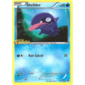 Karetní hra Shellder 031/146 - XY Typ karty: Non-Holo