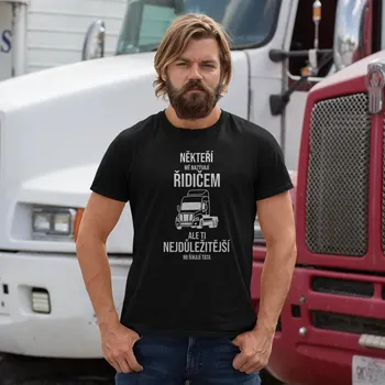 Žertovný předmět Někteří mě nazývají řidičem - táta (verze 2) - pánské tričko s potiskem