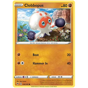 Sběratelská karetní hra Pokémon TCG Clobbopus 100/185