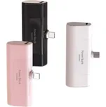 Cestovní powerbanka 5000 mAh pro telefony s konektorem USB C- černá