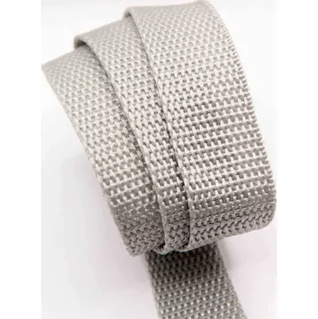 Polypropylenový popruh - světle šedá - šíře 4 cm