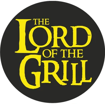 ON-DESIGN Potisk LORD OF THE GRILL Barva: fluorescenční žlutá, Velikost motivu: A4