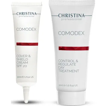 Pleťový krém Christina Cosmeceuticals Antibakteriální sérum a Tonujicí krém Comodex