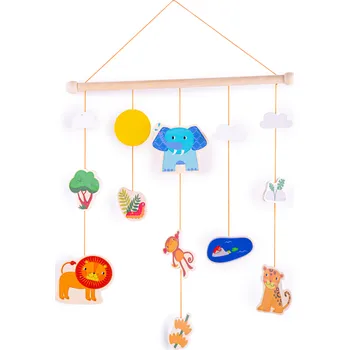 Hračka pro nejmenší Tidlo Dekorativní nástěnný závěs Džungle