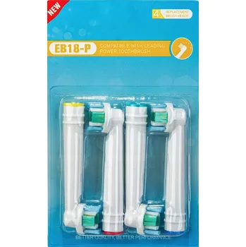 Péče o chrup Oral-B Náhradní hlavice EB18-P 4ks kompatibilní s Genius, SmartSeries, PRO a Vitality