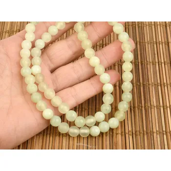 Náhrdelník Náhrdelník jadeit kuličky 8mm (51,5cm)