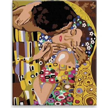 Malujsi Polibek detail Gustav Klimt 40 x 50 cm bez rámu