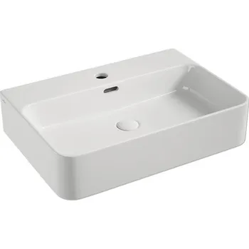 Umyvadlo Umyvadlo na desku Jungborn Three 60 x 42 cm lesklá bílá