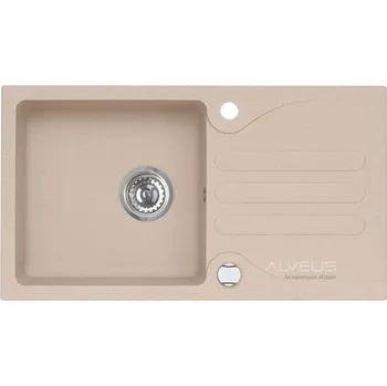 Granitový dřez Alveus Galapagos 30 BÉŽOVÁ Set - různé typy baterií Dřez / Set: Dřez, Baterie: Bez baterie