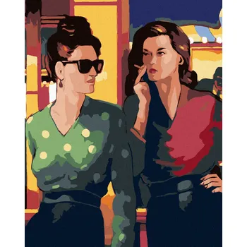 Dětské zboží Diamondi Diamantové malování - KAMARÁDKY Rozměr: 40x50 cm, Rámování: bez rámu a bez vypnutí plátna