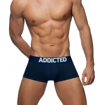 Pánské spodní prádlo Boxerky Addicted AD468 My Basic Boxer tmavě modré L, pánské bavlněné boxerky