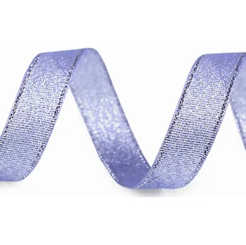 Stuha Brokátová stuha s lurexem šíře 15 mm vánoční