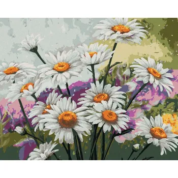 Hračka Diamondi Diamantové malování - HEŘMÁNEK NA LOUCE Rozměr: 40x50 cm, Rámování: bez rámu a bez vypnutí plátna