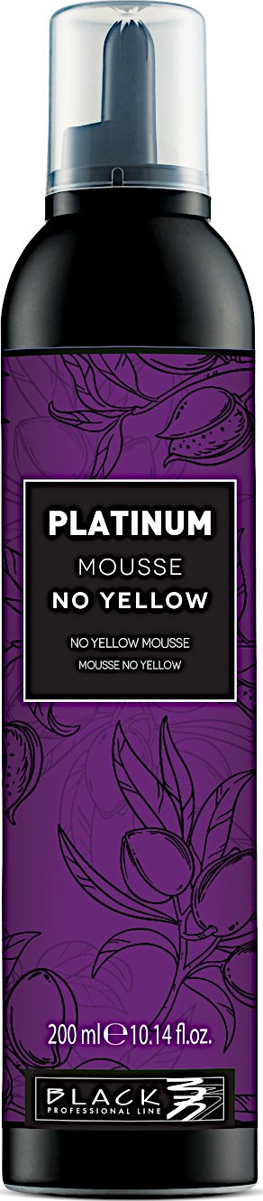 Black Platinum No Yellow Mousse – 200 Ml, Neutralisiert Gelbstiche In Blondem Haar