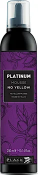 Stylingový přípravek Black Professional Platinum No Yellow Mousse tónovací pěna pro neutralizaci nažloutlých tónů u blond vlasů 200 ml